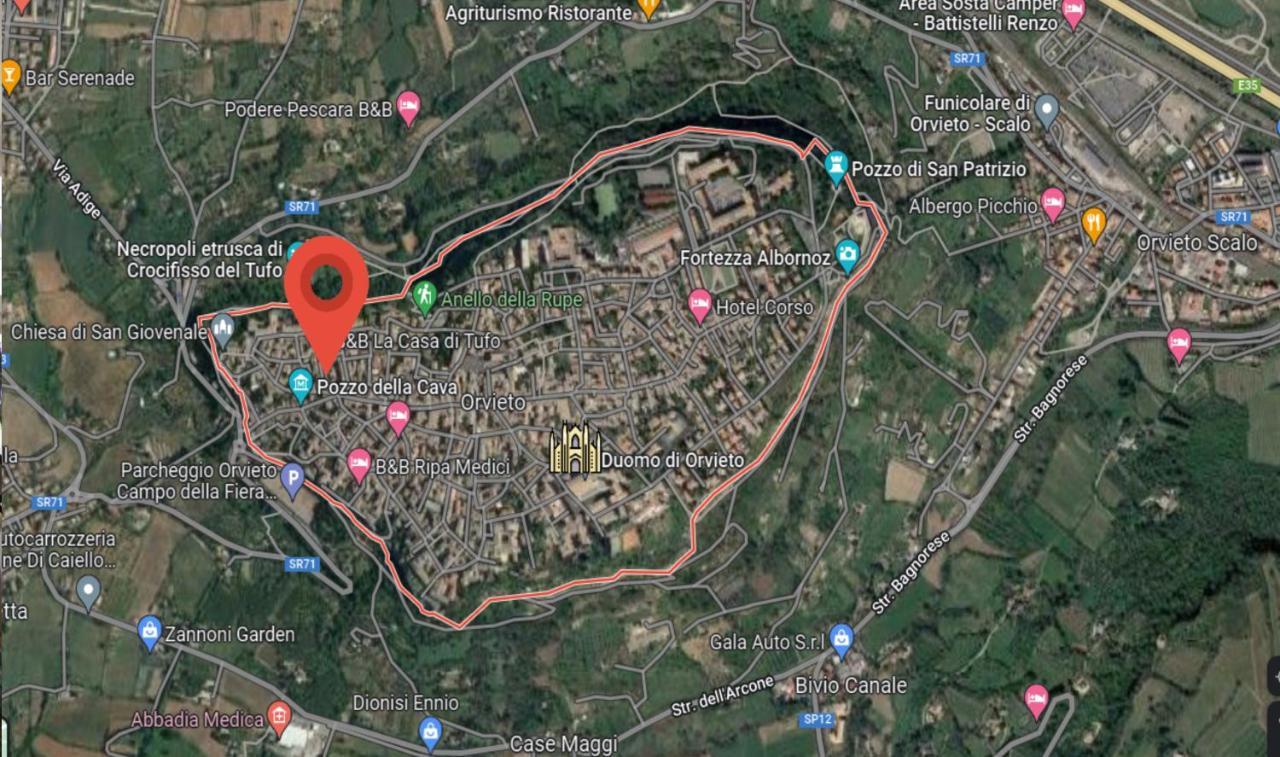 Loft Orvieto Centro Storico Free Wi-Fi e Netflix vicino Pozzo della Cava Carvajal Rooms Esterno foto